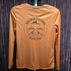 Worldwide Sportsman Fishing Shirt Long Sleeve Performance Tee Size S